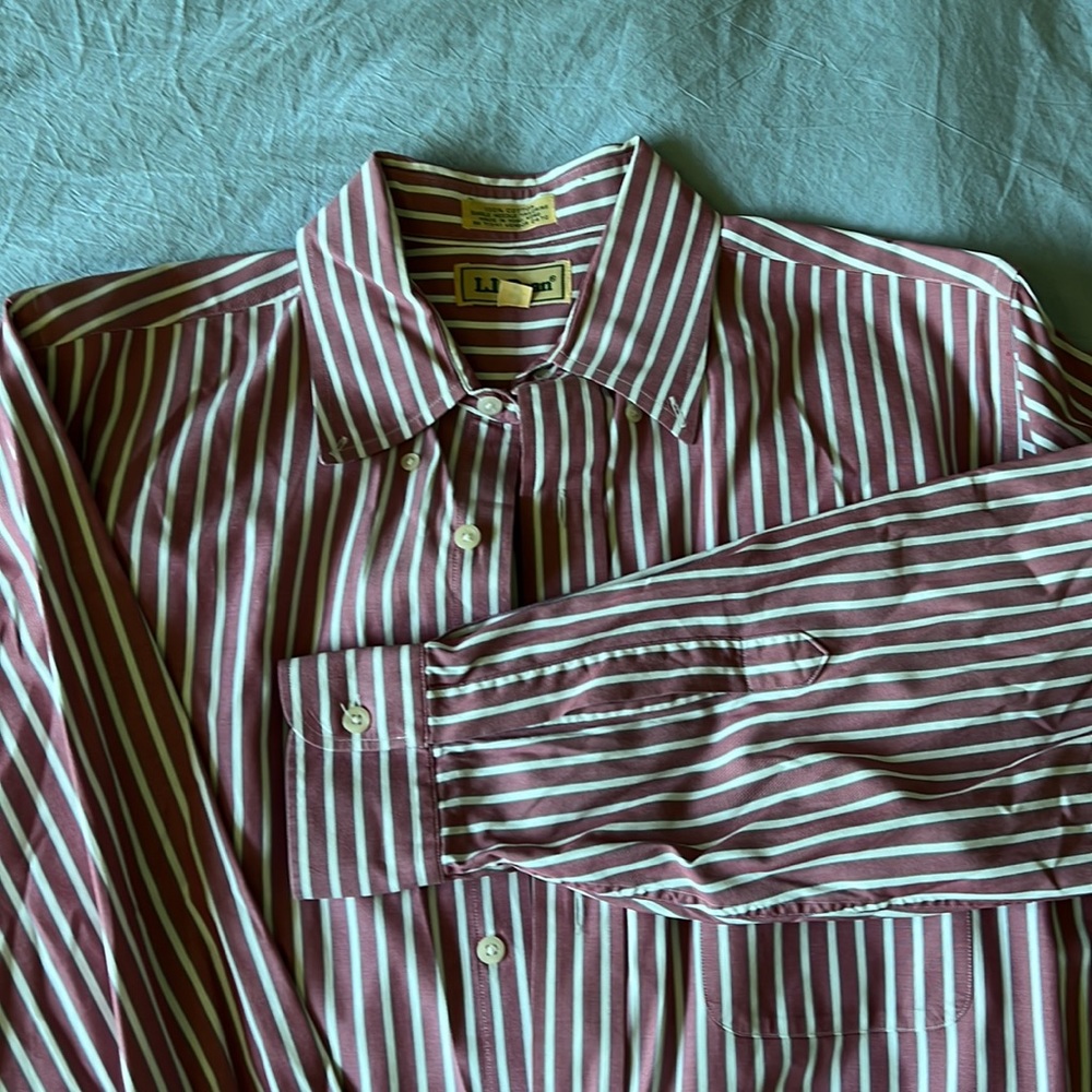 Striped LL Bean button up - Picture 2 of 2